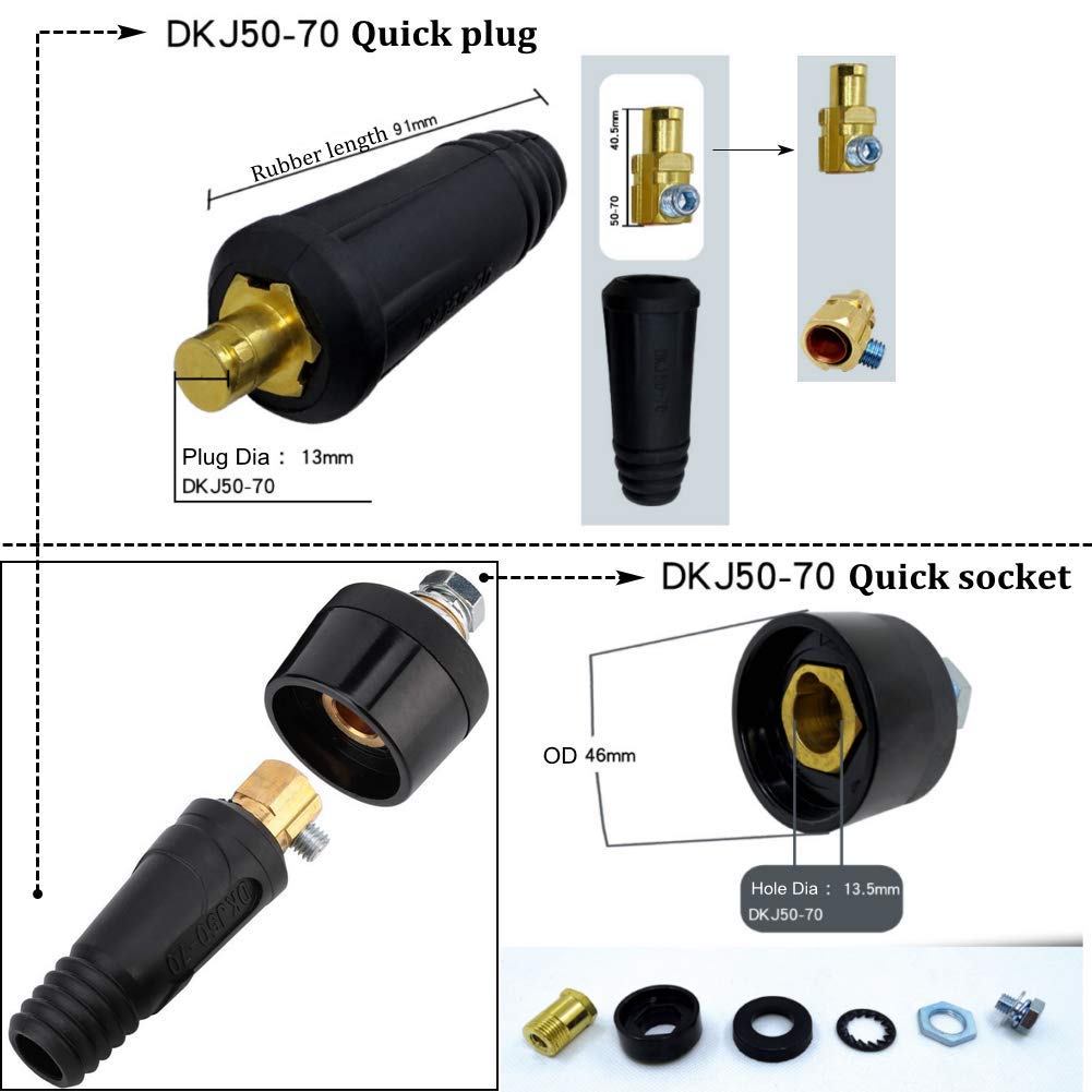 wiring welding connectors drawing