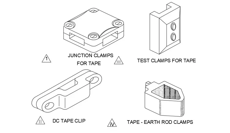 dc tape clips drwaing