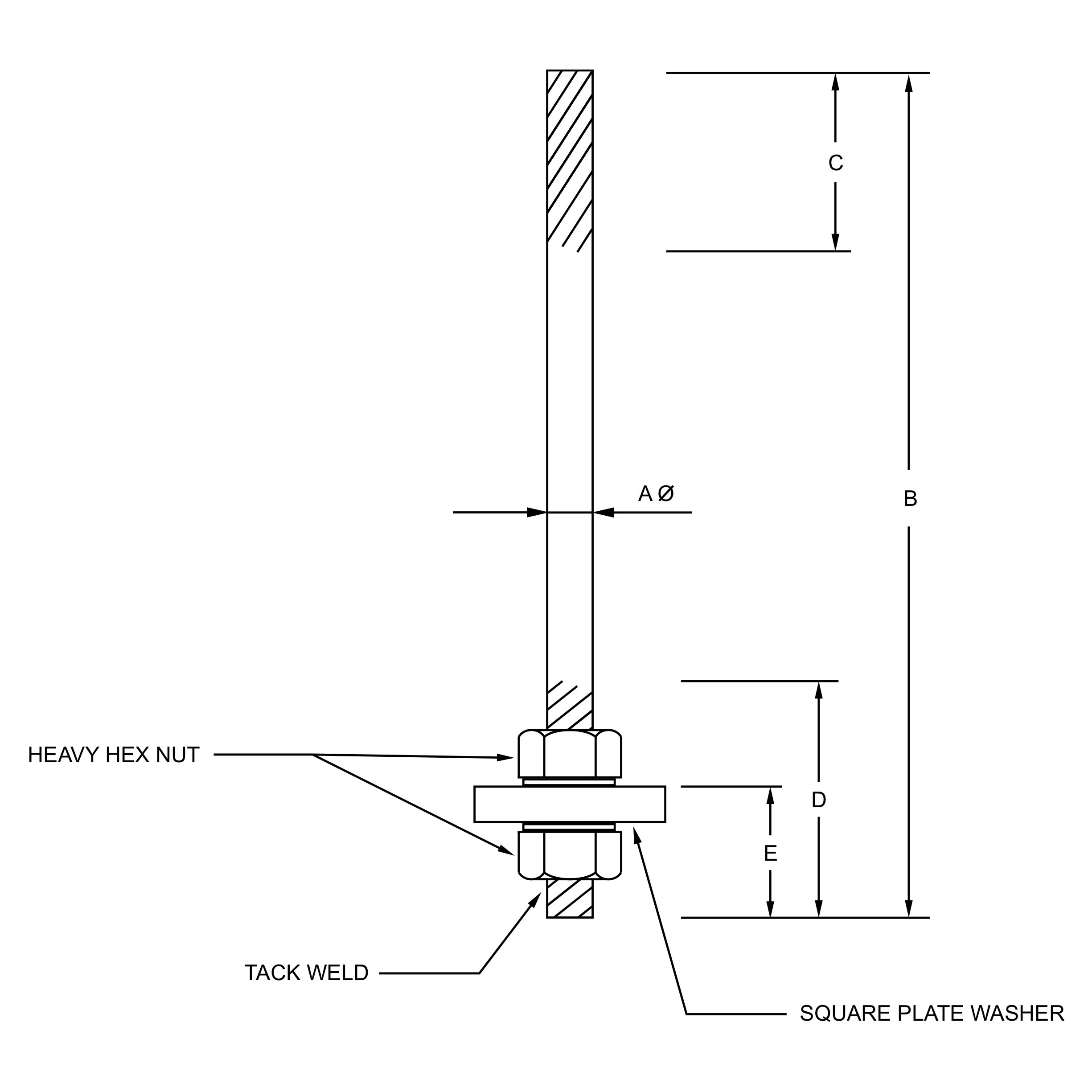 anchor bolts drawing