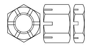 slotted nuts