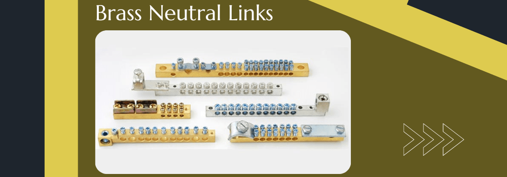 brass neutral links earth terminal blocks