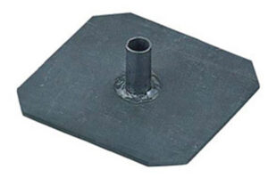 lead square earth plate with lead pipe